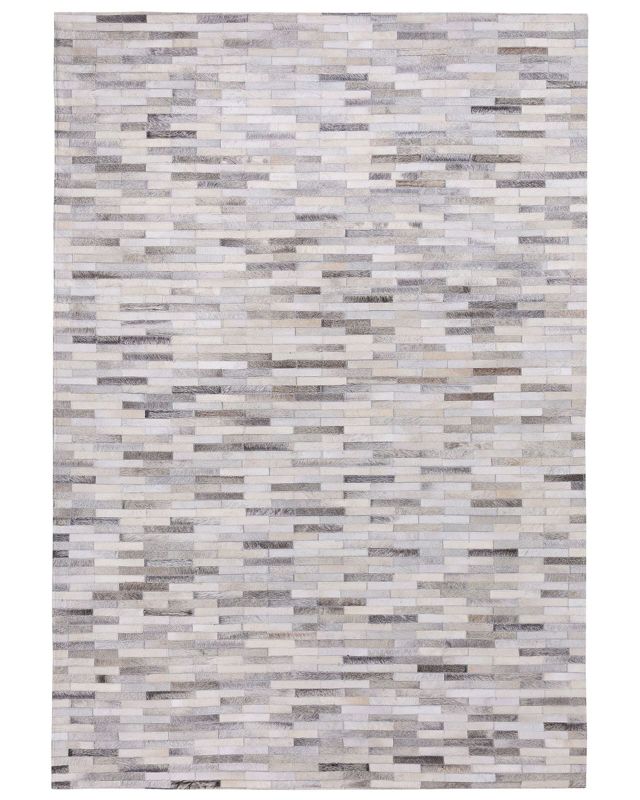 Dywan skórzany szary 140 x 200 cm Ahilli 1 szt.