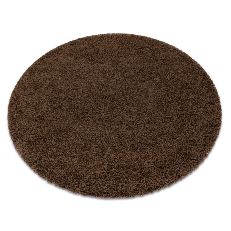 Dywan Soffi RugsX koło 100 cm brąz AF228 1 szt.