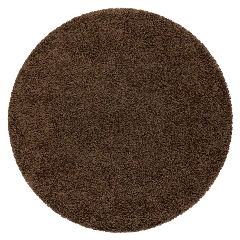 Dywan Soffi RugsX koło 100 cm brąz AF228 1 szt.