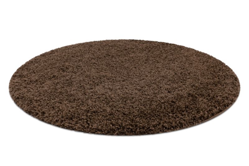 Dywan Soffi RugsX koło 100 cm brąz AF228 1 szt.
