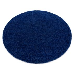 Dywan Soffi RugsX koło 100 cm niebieski AF229 1 szt.
