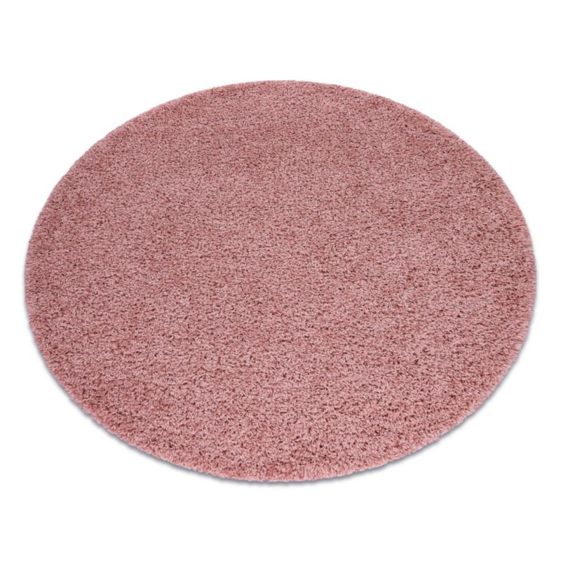 Dywan Soffi RugsX koło 80 cm róż AF242 1 szt.