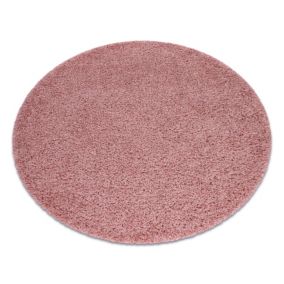 Dywan Soffi RugsX koło 80 cm róż AF242 1 szt.