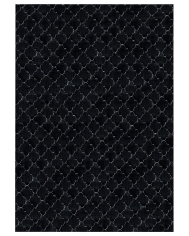 Dywan sztuczne futro królika 160 x 230 cm czarny Gharo 1 szt.