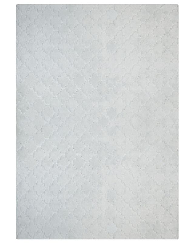 Dywan sztuczne futro królika 160 x 230 cm jasnoszary Gharo 1 szt.