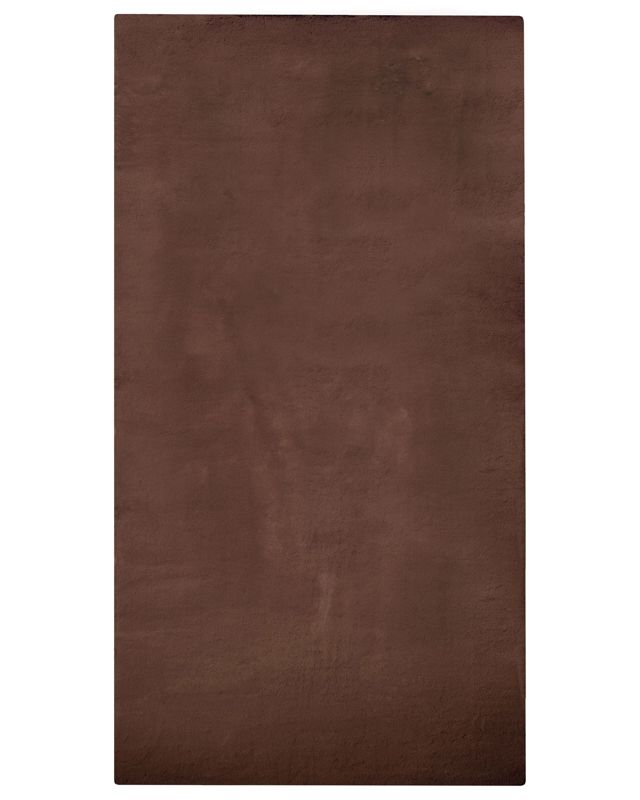 Dywan sztuczne futro królika 80 x 150 cm brązowy Mirpur 1 szt.