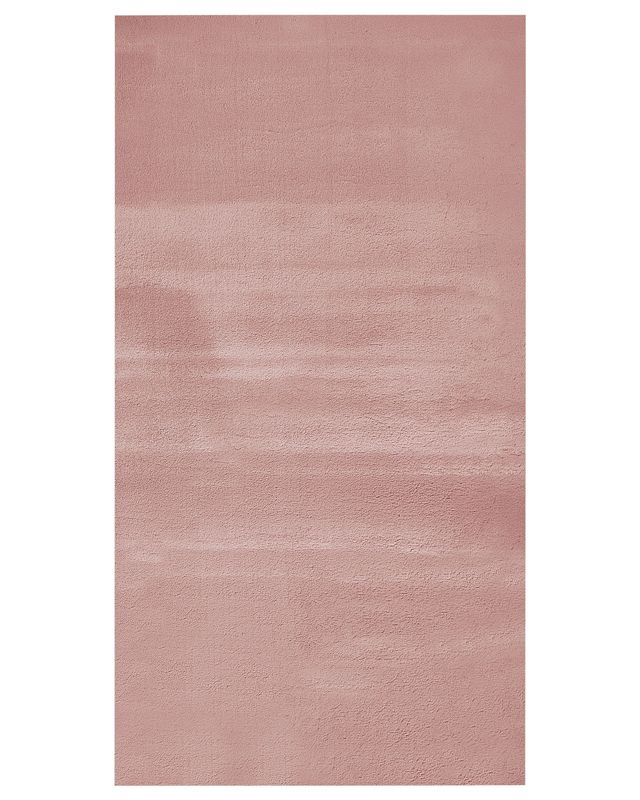 Dywan sztuczne futro królika 80 x 150 cm różowy Mirpur 1 szt.