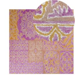 Dywan wełniany 200 x 200 cm wielokolorowy Avanos 1 szt.