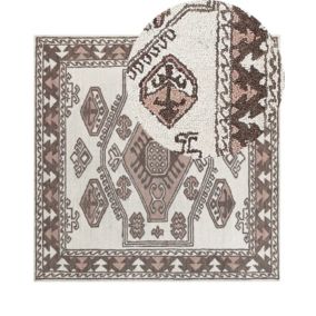Dywan wełniany 200 x 200 cm wielokolorowy Tomarza 1 szt.