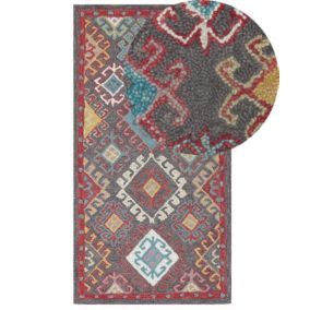 Dywan wełniany 80 x 150 cm wielokolorowy Finike 1 szt.