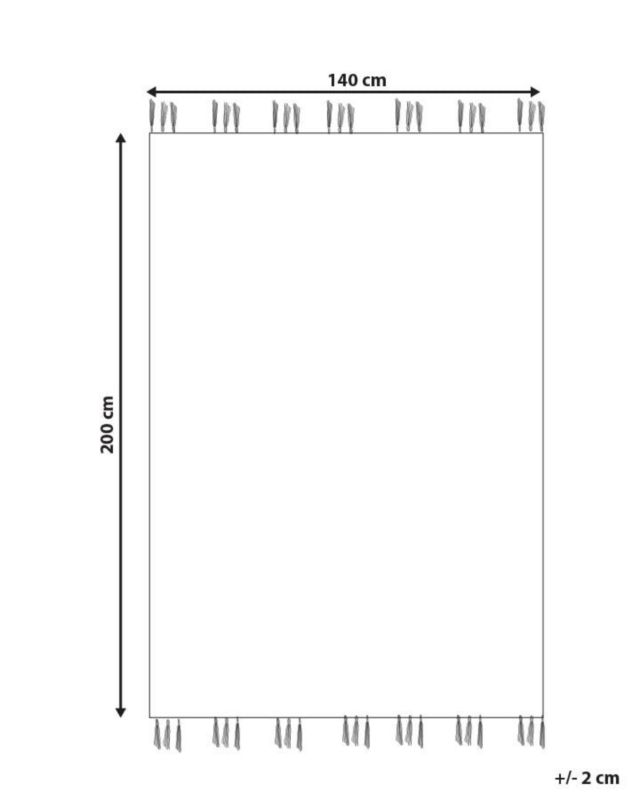 Dywan wełniany kilim 140 x 200 cm wielokolorowy Mrgashat 1 szt.