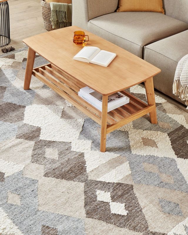 Dywan wełniany kilim 160 x 230 cm wielokolorowy Aralez 1 szt.