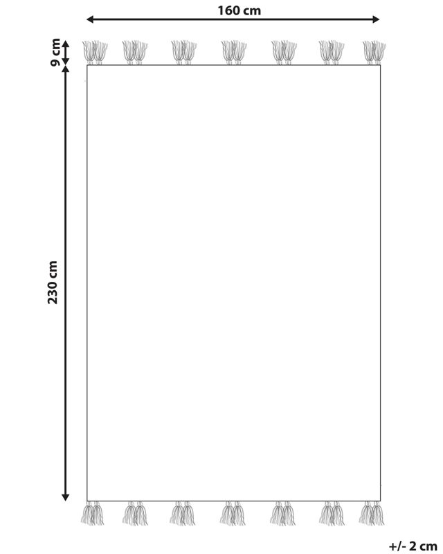 Dywan wełniany kilim 160 x 230 cm wielokolorowy Aralez 1 szt.