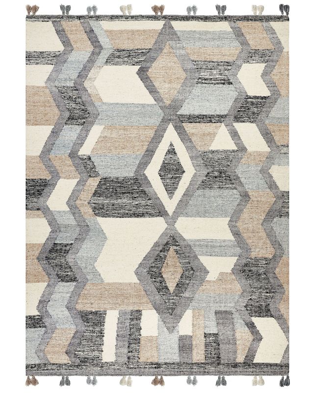 Dywan wełniany kilim 160 x 230 cm wielokolorowy Aygezard 1 szt.