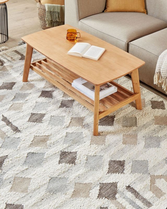 Dywan wełniany kilim 160 x 230 cm wielokolorowy Kaghtsrashen 1 szt.