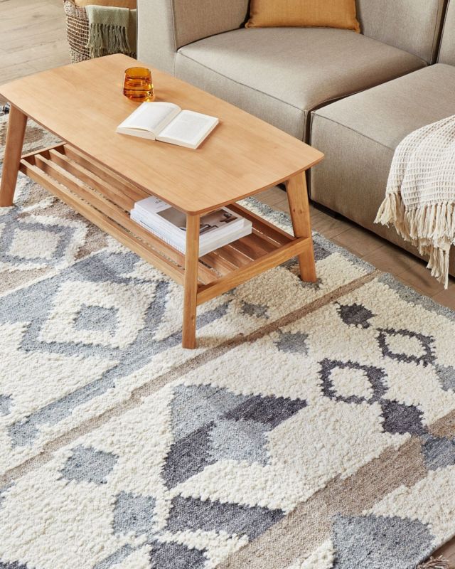 Dywan wełniany kilim 160 x 230 cm wielokolorowy Mrgavet 1 szt.