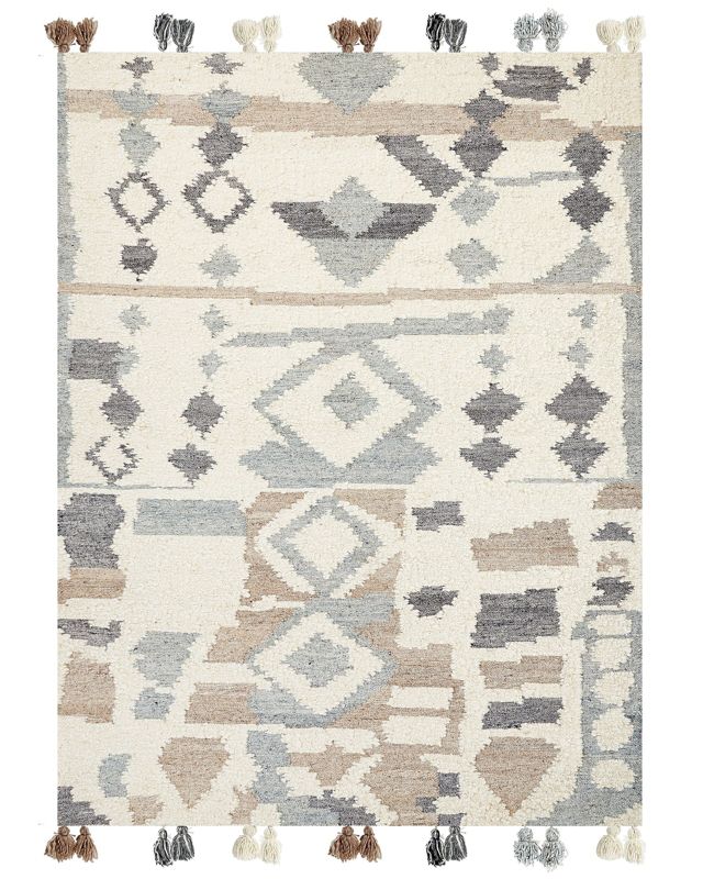Dywan wełniany kilim 160 x 230 cm wielokolorowy Mrgavet 1 szt.