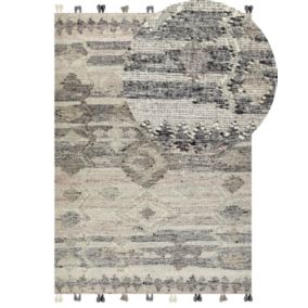 Dywan wełniany kilim 200 x 300 cm szary Aratashen 1 szt.