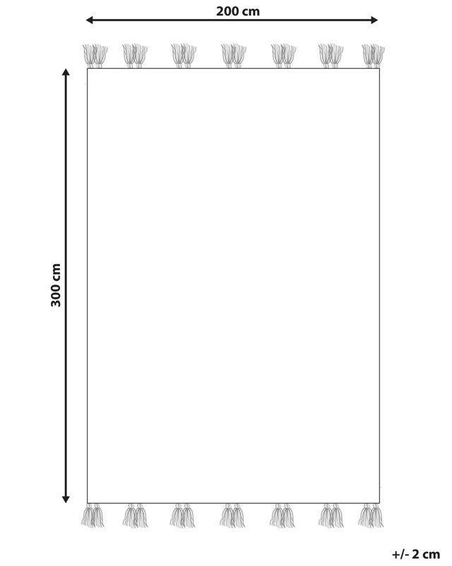 Dywan wełniany kilim 200 x 300 cm wielokolorowy Argavand 1 szt.