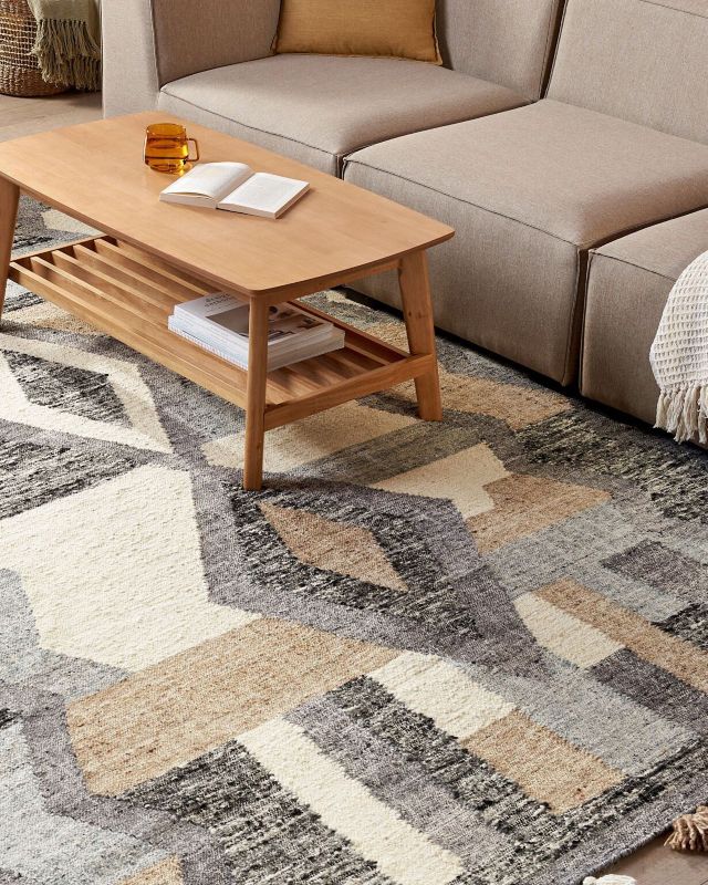 Dywan wełniany kilim 200 x 300 cm wielokolorowy Aygezard 1 szt.