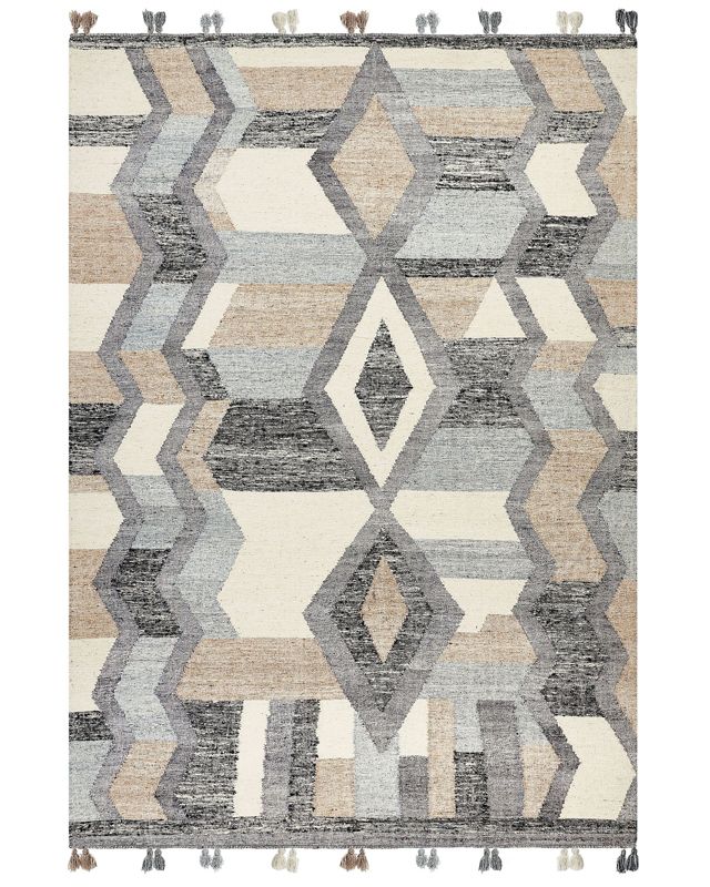 Dywan wełniany kilim 200 x 300 cm wielokolorowy Aygezard 1 szt.