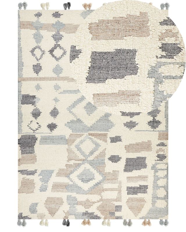 Dywan wełniany kilim 200 x 300 cm wielokolorowy Mrgavet 1 szt.
