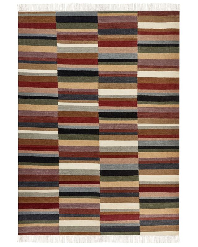 Dywan wełniany kilim 200 x 300 cm wielokolorowy Musaler 1 szt.