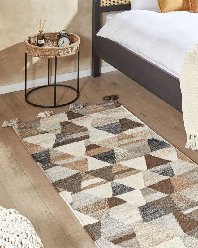 Dywan wełniany kilim 80 x 150 cm wielokolorowy Argavand 1 szt.