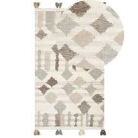 Dywan wełniany kilim 80 x 150 cm wielokolorowy Kaghtsrashen 1 szt.