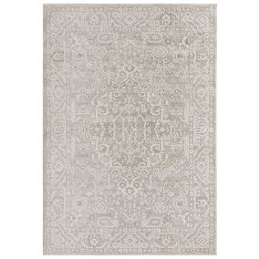 Dywan wewnętrzny Taranto SZ71B prostokąt Mazovia 120x 170 cm beżowy,kremowy motyw orientalny krótki włos 1 szt.
