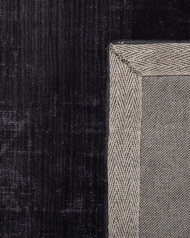 Dywan wiskozowy 200 x 200 cm czarno-szary Ercis 1 szt.