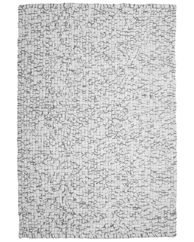 Dywan z filcowych kulek 160 x 230 cm jasnoszary Amdo 1 szt.