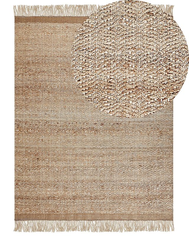 Dywan z juty 160 x 230 cm beżowy Abana 1 szt.