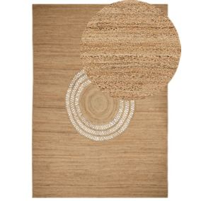 Dywan z juty 160 x 230 cm beżowy Bogazoren 1 szt.