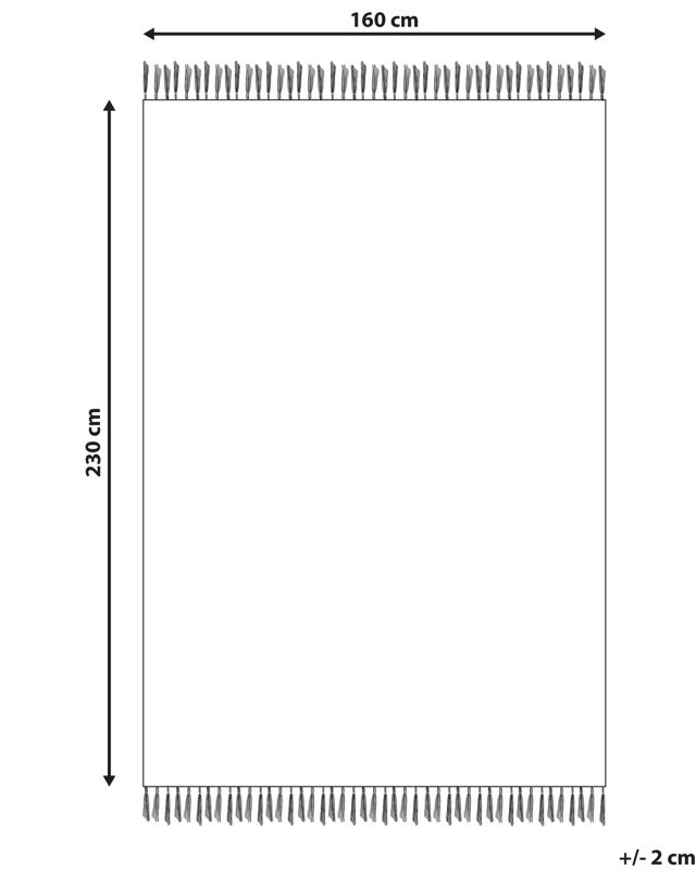 Dywan z juty 160 x 230 cm czarny Sinankoy 1 szt.