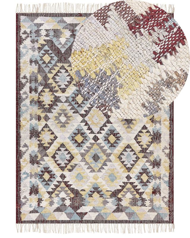 Dywan z juty 160 x 230 cm wielokolorowy Fener 1 szt.