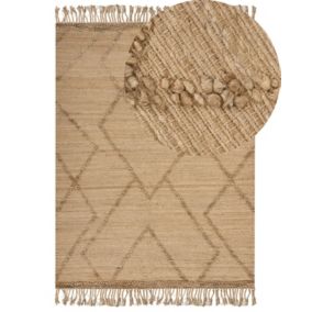 Dywan z juty 200 x 300 cm beżowy Handere 1 szt.