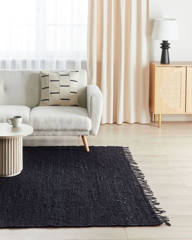 Dywan z juty 200 x 300 cm czarny Sinankoy 1 szt.
