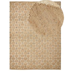 Dywan z juty 300 x 400 cm beżowy Kalekoy 1 szt.