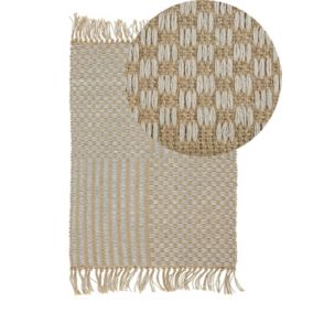 Dywan z juty 50 x 80 cm beżowy Adabag 1 szt.