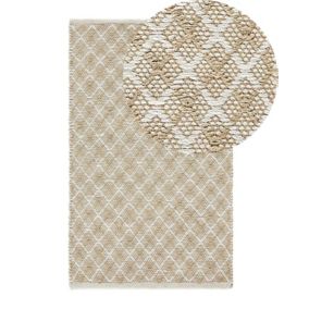 Dywan z juty 50 x 80 cm beżowy Akbez 1 szt.