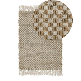 Dywan z juty 50 x 80 cm beżowy Zerdali 1 szt.