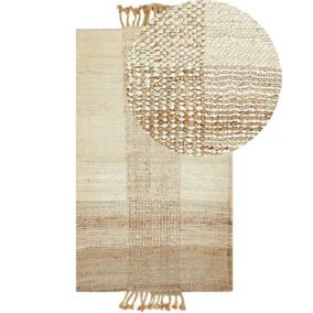 Dywan z juty 80 x 150 cm beżowy Hamzalar 1 szt.