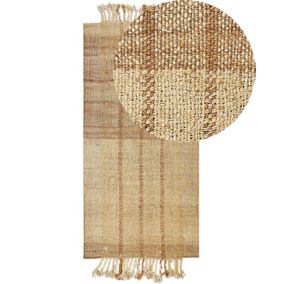 Dywan z juty 80 x 150 cm beżowy Karkin 1 szt.