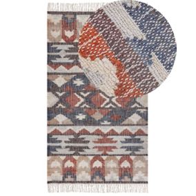 Dywan z juty 80 x 150 cm wielokolorowy Kalfa 1 szt.