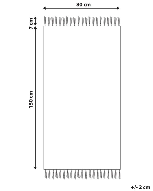 Dywan z juty 80 x 150 cm wielokolorowy Nakkas 1 szt.