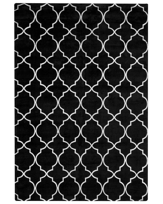 Dywan z wiskozy 140 x 200 cm czarny Yelki 1 szt.