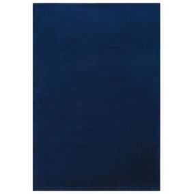 Dywan z wiskozy 140 x 200 cm granatowy Gesi ii 1 szt.