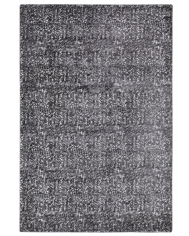 Dywan z wiskozy 140 x 200 cm szaro-srebrny Esel 1 szt.