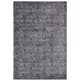 Dywan z wiskozy 160 x 230 cm szaro-srebrny Esel 1 szt.